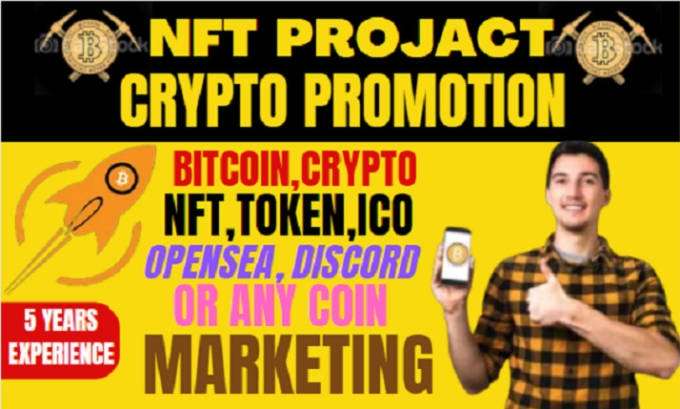 I will promote your crypto project