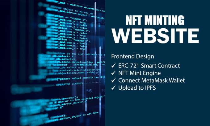 I will design develop nft minting website