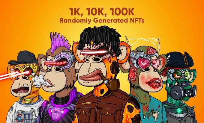 I will  randomly generated nft collection of 1k, 10k, 100k