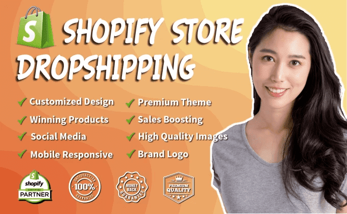 I will create shopify dropshipping store shopify website and single product store