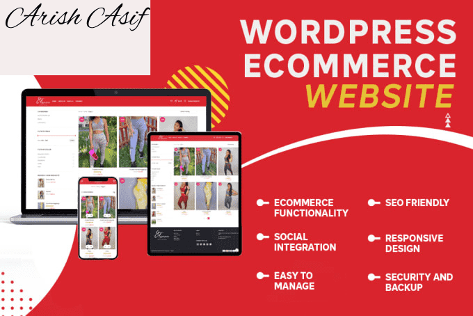 I will develop wordpress ecommerce woocommerce website