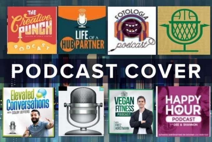 I will design Podcast Cover and  Cover Logo