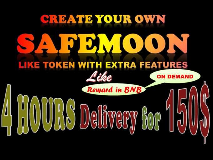 I Will safemoon bep20 crypto token cryptocurrency erc20