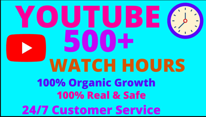 i will promote 4000 hours for youtube watch time