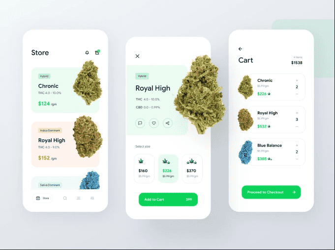 I will develop a cannabis delivery app, weed delivery app
