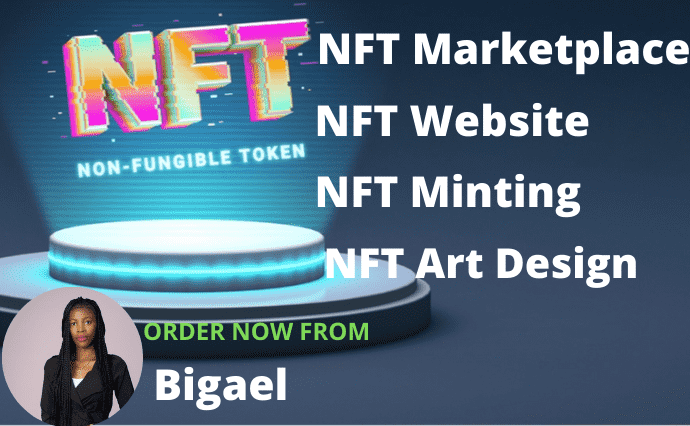 NFT Maarketplace website; Nft Logo deisgn