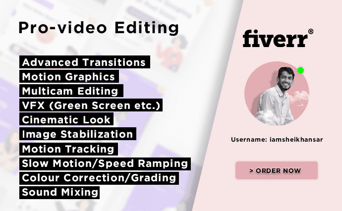 I will do professional video editing for YouTube