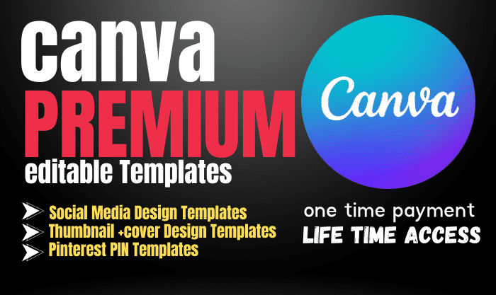 I'll provide 100+ Editable CANVA PRO Templates For Social Media Posts, Ads, Carousel