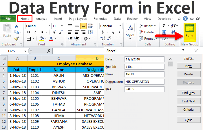 Data entry and typing everything