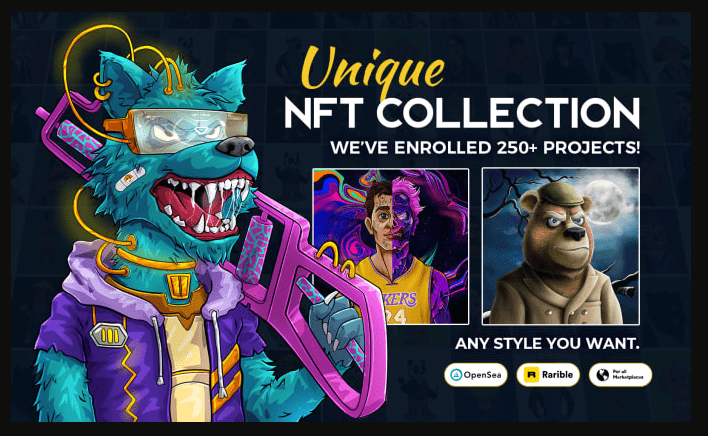 I will design unique nft art and generate collection with metadata, nft pixel art collections including 1 base character