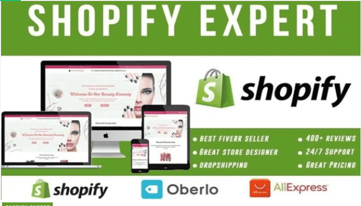 build shopify dropshipping store, shopify website, shopify redesign, marketing