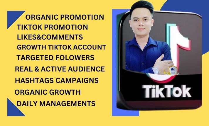 I will do superfast organic tiktok promotion,tiktok duet, to go viral real &active audience followers guarantee | TikTok image 1
