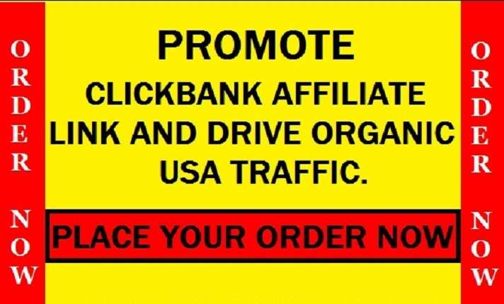 I will do affiliate marketing, affiliate link promotion