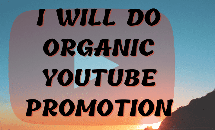 I will provide you organic YouTube video promotion