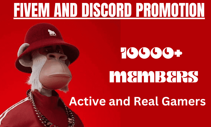 promote your discord server fivem server to real members and active gamers