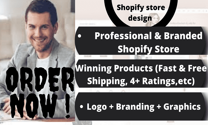 setup your shopify store or shopify website