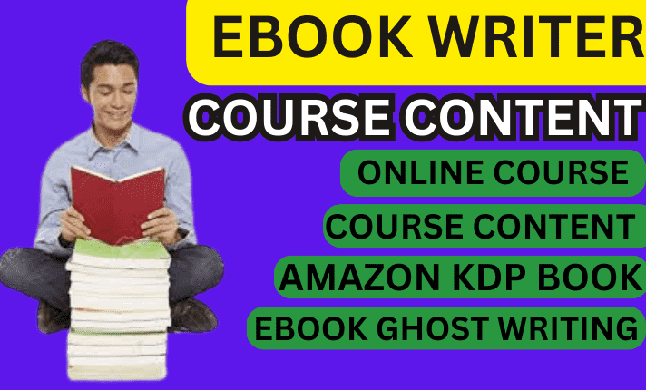 I will do ebook writing or online course content, ebook writer, develop course content image 1