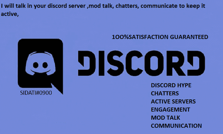 I will talk in your discord server ,mod talk