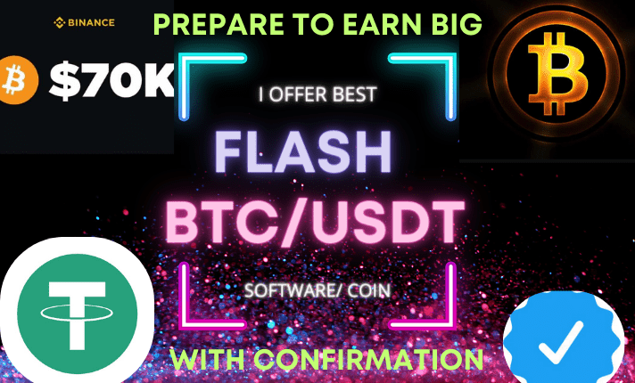 I will Provide sucessfully transferrable btc flash, usdt flash, bitcoin flashing software with fast confirmation