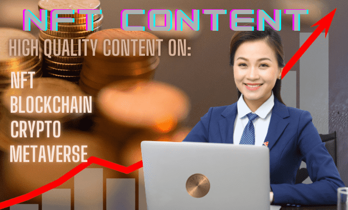 I will write quality content on crypto,metaverse,nft