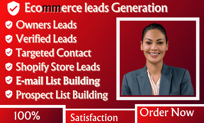 Generate High quality and tested B2b leads b2c leads investors leads for your business