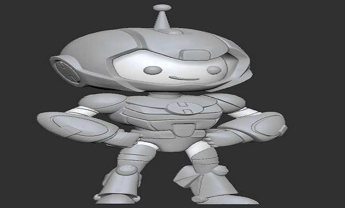model 3d character, 3d sculpture for print, game and animation