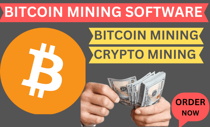 I will build bitcoin mining software, crypto mining, mining app