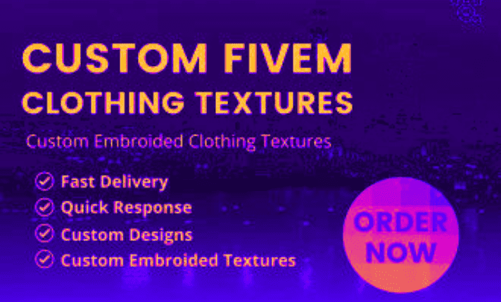 I will create custom design fivem clothes