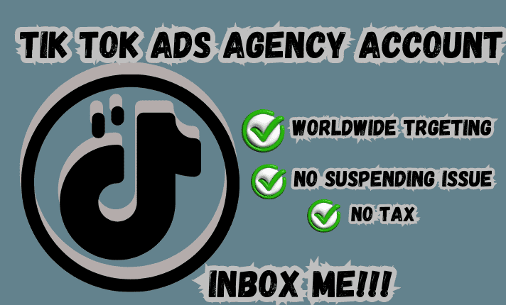 I will do tik tok ads agency