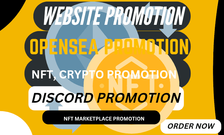 I will promote website traffic, crypto, affiliate link, book, nft, discord organically