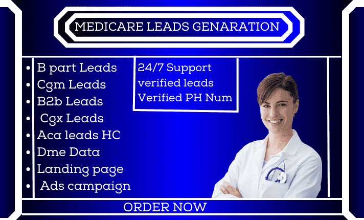 I will generate medicare leads fresh b2b leads home care leads insurance leads