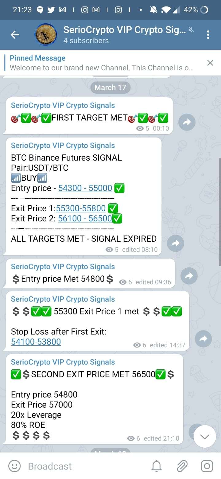 give you crypto alts signals for Binance futures (1 Week) image 1
