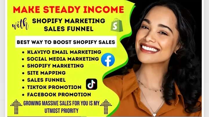 I will boost shopify sales, ecommerce website sales promotion traffic shopify marketing