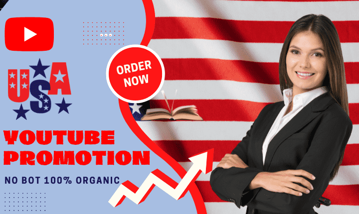 I will do USA youtube promotion, USA channel promotion, UK channel