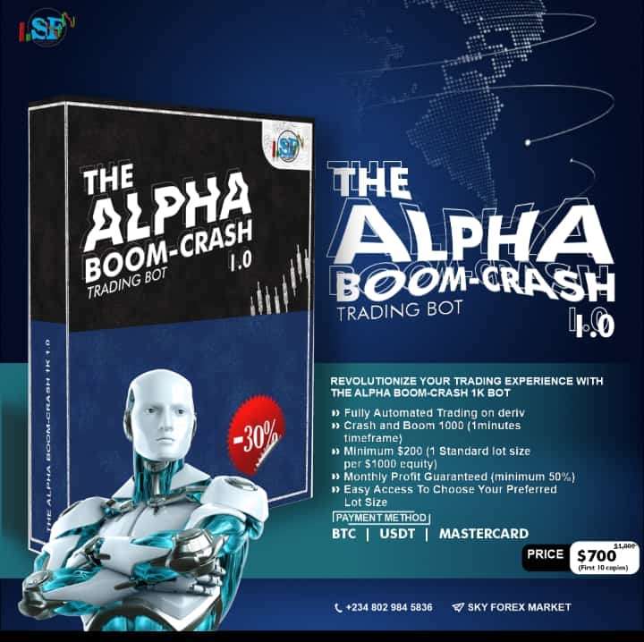 I have forex effective trading bots for Crash and Boom