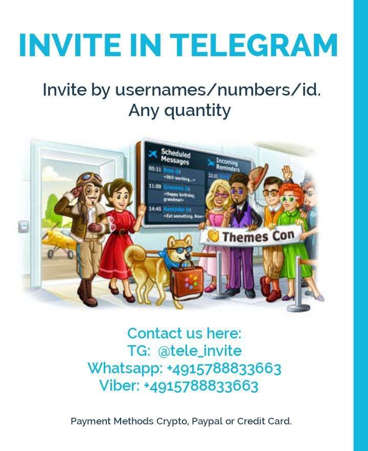 INVITE AND DM IN TELEGRAM