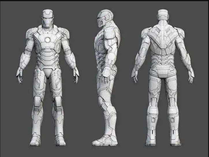 I will create 3d character model for games