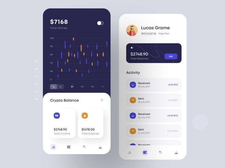 I will create cryptocurrency wallet app