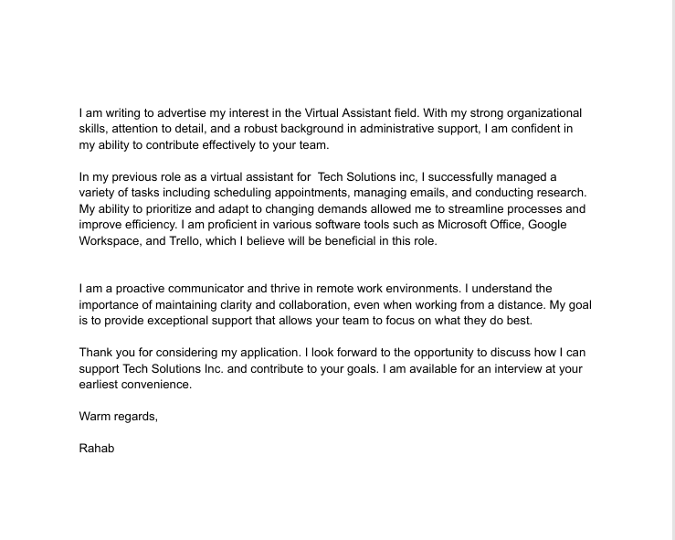 virtual assistant