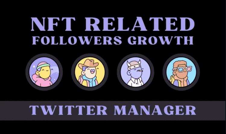 I will do super fast organic NFT twitter growth, twitter promotion, NFT marketing