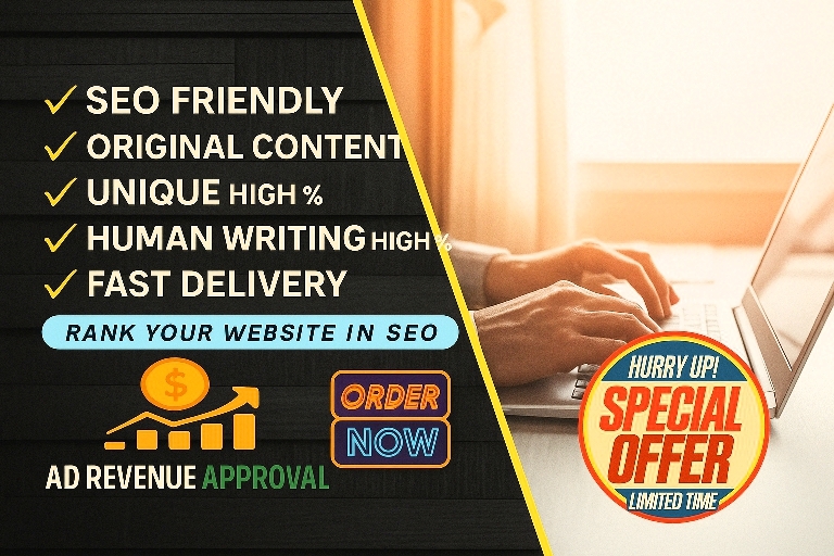 I will write engaging and SEO-friendly content for your blog or website
