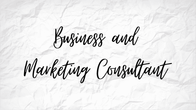 Business And Marketing Consultant