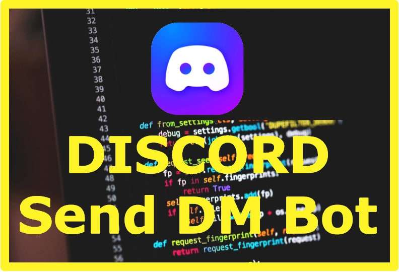 I will build Discord DM bots, Custom Coded Discord DMs Bot
