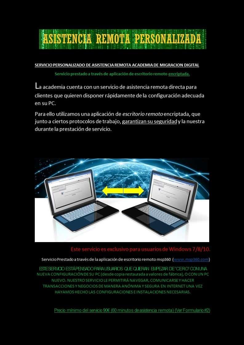 Consultoria Privacidad en Internet / Criptodivisas