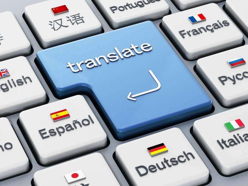 Translation in all languages.