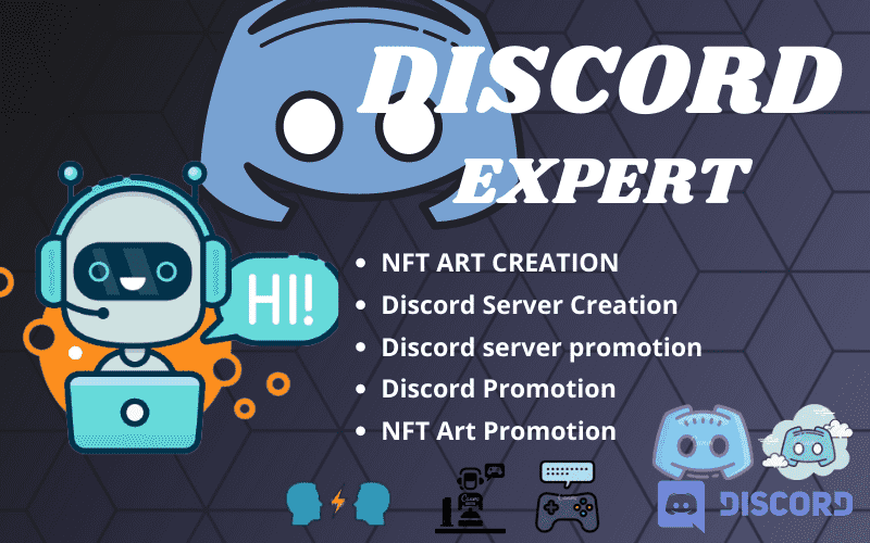 I will create and design design server from scratch discord chat
