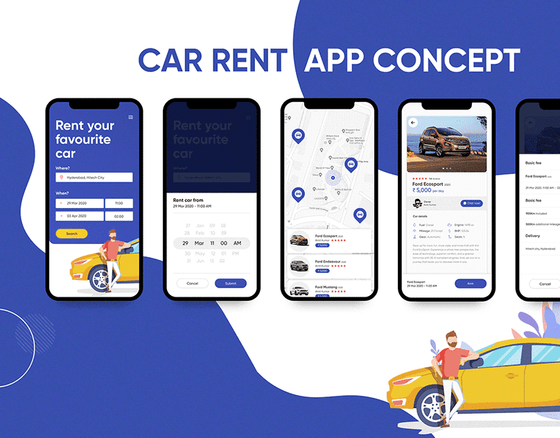 I will build car rental, car booking and car wash and car auction app