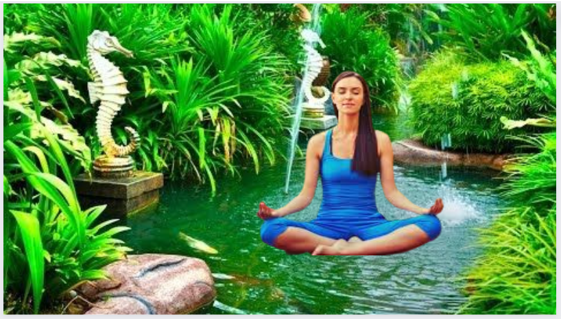 relaxing meditation music video promotion yoga rain thunder