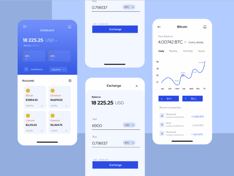 I will develop you crypto wallet app with quality design