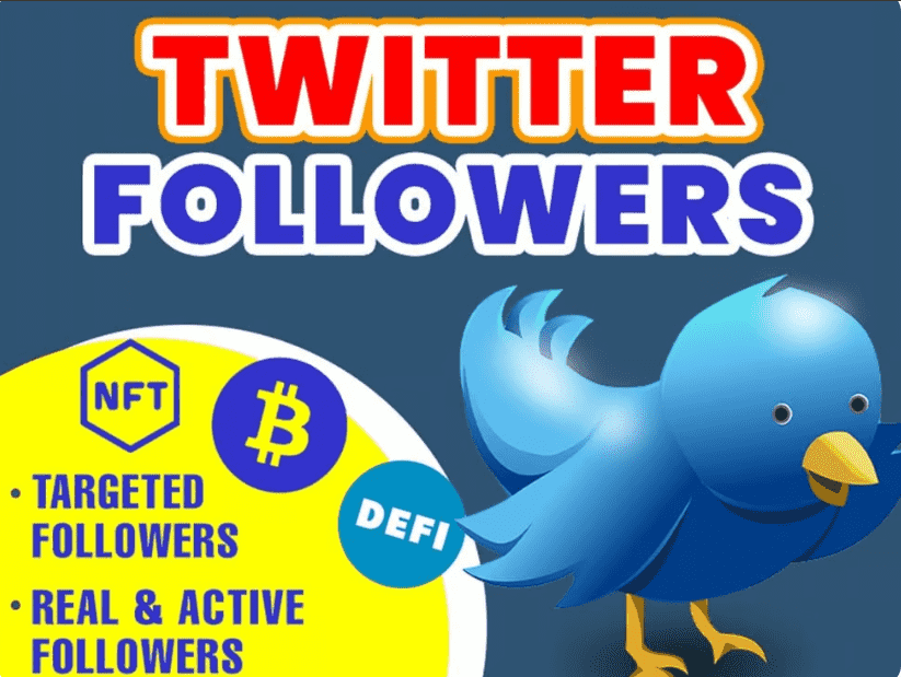 Real Targeted Twitter Followers | Quality Followers | NFT | Crypto